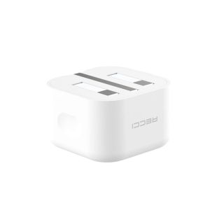 Recci شاحن منزلي محول Type-C 20W Usb-C 3 Rct-P05U 00CM Ghost RTC-P10CL - أبيض